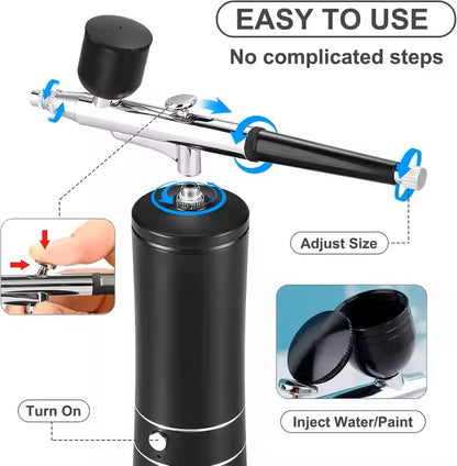 SEVENA Handheld Makeup Airbrush – Effortless Beauty, Anytime, Anywhere